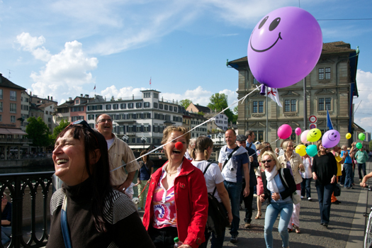 Weltlachtag Lachparade Zürich